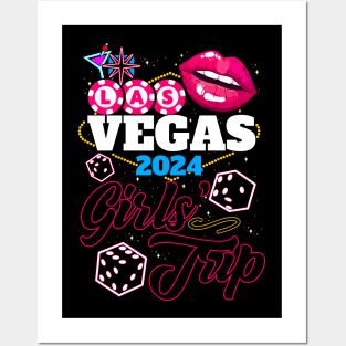 Las Vegas Nevada Women Party Girls Trip 2024 Vacation Trip Posters and Art